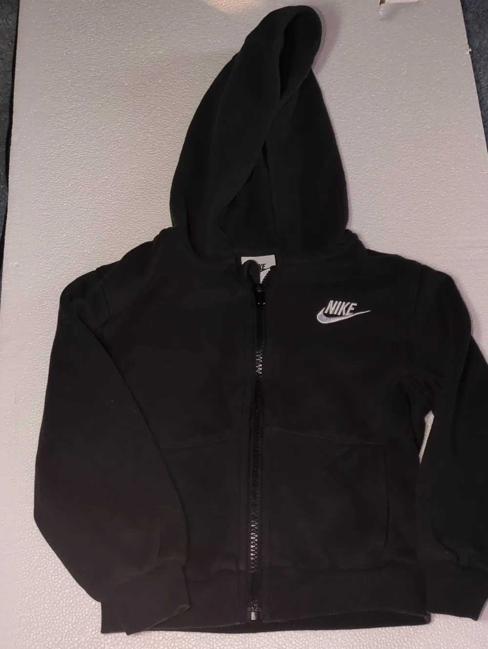 Nike Black Kids Full-Zip Hooded Sweatshirt 3-4 Yrs Old
